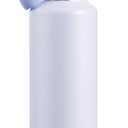 POWCAN 18 oz Slim Insulated Water Bottle: Leakproof, Lightweight, Cold for 24 Hrs, Double Walled Stainless Steel Water Bottle with Straw for Outdoors, Travel, Hiking, Biking, Sport (Lupine Haze)