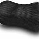 Lumbar Support Pillow for Office Chair,Car Seat Lower Back Support Memory Foam,Lower Back Pain Relief Lumbar Pillow for Sleeping Rest,Travel,Couch (Blue)