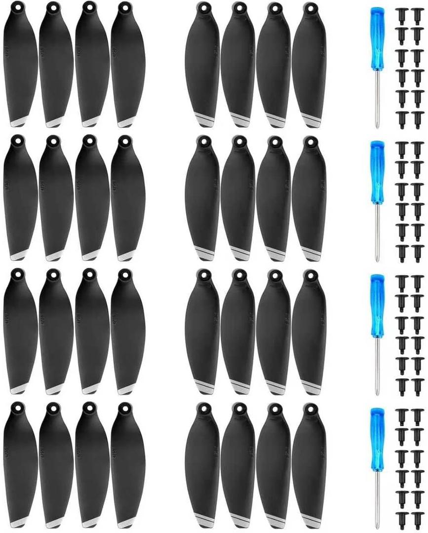 32Pcs Mavic Mini Propellers Accessories Compatible with DJI Mavic Mini Drone Replacement Low-Noise and Quick-Release Blades Props