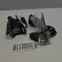 HIBOITEC 12W Christmas Spotlight Outdoor with Remote Plug Timer Color Changing 120V Landscape Lighting Waterproof Dimmable LED Spot Light for Yard Christmas Outside House Garden Tree Decoration 2Pack