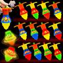 12PCS Spinning Tops Toys, Glow in The Dark Spinner Toys for Party Favor, Easter Basket Stuffers, Easter Eggs Fillers Gifts