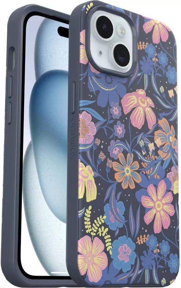 OtterBox iPhone 15 Pro (ONLY) Symmetry Series+ Case - Fairy Fauna, Snaps to MagSafe, Ultra-Sleek, Raised Edges Protect Camera & Screen - Non-Retail Packaging