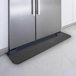 Refrigerator Mat, Washing Machine Spill Liner, Drip Tray and Leak Catcher Mat, Fridge Mat Prevent Water Leakage and Floor Damage from Elecrical Equipment Heavy Duty 37.5'' x 8.5'' Grey