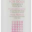 BioSilk for Dogs Silk Therapy Detangling Plus Shine Mist for Dogs | Best Detangling Spray for All Dogs & Puppies for Shiny Coats and Dematting | 8 Oz Bottle (Packaging May Vary)