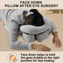 Face Down Pillow After Eye Surgery, Face Down for Bed Stomach Sleeping/Prone Pillow, Retinal Vitrectomy Recovery Equipment