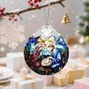 2 x Christmas Ornament, Christmas Tree Decor, Christian Ornament, Nativity Scene, Religious Home Decor, Christian Gifts, Religious Gifts, Gift Exchange, Gift Idea - Pattern A