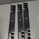 482877 Mulching Blades Set Replaces Scag 48110 481706 482461 483316 Snapper 7075771 7075771BZYP Lesco 21871 50111 Hustler 601123, Compatible with CZT19480KWV CZT19481KWV 48" Deck (3PACK)