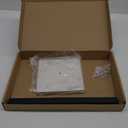 NearMoon Standing Paper Towel Holder, Stainless Steel Square Paper Towel Tissue Holder with Marble Base for Bathroom Kitchen Countertop, Standard or Jumbo-Sized Roll Paper (Matte Black)