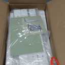 Shower Foot Rest 15in, HDPE Waterproof Shower Stool for Inside Shower, Corner Shower Stool for Shaving Legs with Storage Shelf for Small Space, Shower Step Stool, Plastic Corner Shower Bench, White