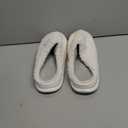 Women’s Fuzzy Slippers Slip-On Memory Foam indoor house shoes 12.5-13.5