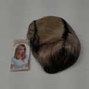 Andongnywell Blonde Wig Short Bob Human Hair Lace Front Wig Bobo Straight Wig Hair for Black Women Density Wig (Golden,One Size)