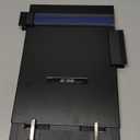 Desktop Document Holder Stand with 7 Adjustable Positions, Black Metal File Organizer Management Copyholder for Typing Speech Reading A4 Letter Music Book Tablet Office, with Paper Clip and Line Guide