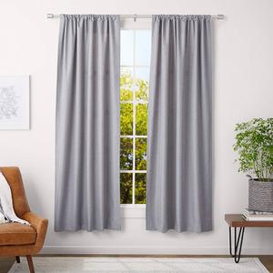 Gray Pole Curtain 28 cm extends to 52 cm