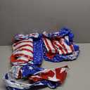 Threan 4th of July Inflatable Limbo Game 250th Anniversary Independence Day Party Game USA Red White Blue Star Patriotic American Flag Inflatable Limbo for Adults Indoor Outdoor Memorial Veterans Day