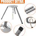 TR-1518 Satellite Tripod Mount,Compatible with Carryout(GM-1518, GM-1599, GM-MP1), Pathway and Playmaker RV Satellite Antennas,and Adjustable Height (14.5 inches-22 inches).