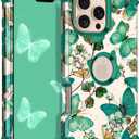 Casetego for iPhone 16 Pro Max Case,Three Layer Heavy Duty Sturdy Shockproof Protection Full Rugged Hard PC+Soft TPU Bumper Protective Girls Case for Apple iPhone 16 Pro Max 6.9 inch,Sap Green