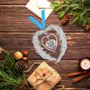 10 x Angel Wing Memorial Christmas Ornaments, Remembrance Sympathy Gifts,Your Wings were Ready But My Heart were Not Ornament for Xmas Tree,in Memory of Loved one Gifts for Loss of Loved one