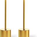 Gold Cordless Table Lamp Set, 5000mAh Rechargeable Battery Operated Desk Lamp Wireless Table Light, 3 Color Dimmable Touch Lamp for Restaurant Dining Patio Outdoor, Home/Apartment Decor