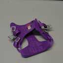 Dog Harness Step in Dog Vest Harness, Reflective Adjustable Puppy No Pull Harness Breathable Soft for Dogs Cats, Purple, Small