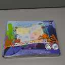 Water Doodle Mat,Kids Painting Mat, Toddlers Drawing Writing Toys,Reusable Coloring Mat, Birthday Christmas Gifts for 3 4 5 6 7 8 Years Old Boys Girls, 40 x 32 Inches (Blue)