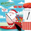 Christmas Day Party Games, Pin the Nose on the Santa Claus, Christmas Day Birthday Party Activities Games Decorations Supplies Favors for Adults Boy Girls 30 Guests