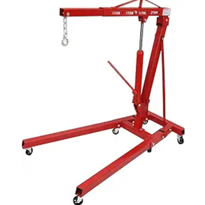 Red Engine Crane