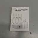 iPhone 17 16 Pro Charger Fast Charging,2Pack 20W Quick USB C Charger Block Type C Chargers Fast Charging,6FT USBC Charging Cable Cord for iPhone 17 Pro/17 ProMax/17 Air/16/16 ProMax/16e/15 Pro/15 Plus (White)