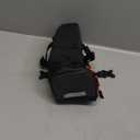 Bike Seat Bag, Expandable Bicycle Saddle Bag Under Seat, Waterproof Cycling Seat Pack for Mountain Road Bikes and Commuter, 1.5-2L (Black)