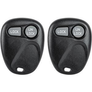 Key Fob Replacement for 1996-2002 Chevy Suburban Tahoe Lumina Camaro Monte Carlo/ GMC Yukon Safari/ Skylark Escalade Cutlass Firebird Car Keyless Entry Remote, AB01502T ABO1502T, 2 Btn, 2Pcs