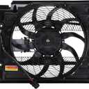 TYC 611240 Cooling Fan Assembly Compatible with 1999-2003 BMW 5 Series