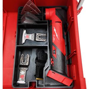 Insert for Milwaukee M18 Multi-Tool (Fits 2626 & 2836 Models) Reversible Liner for Packout 2-Drawer & 3-Drawer Systems Organizer Only
