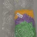 2 LB Gold Green Purple Crinkle Cut Paper Shred Filler Great for Gift Wrapping, Basket Filling, Birthday, Wedding, Mardi Gras, Carnival, Christmas Day, New Year Party Decorations Filling Supplies