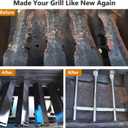 Replacement Parts for Charbroil 463211514 463211513 463211512 463211516 463211511 Classic 4 Burner Grills, 3 PCS Carry Over Tubes Carryover Tubes, 4 PCS Heat Tents Heat Shields, 4 Burners