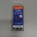 WORKPRO 3-Piece Self Centering Drill Bit Set, Durable HSS VIX Bit with Hex Key, 3/ 32”, 7/ 64”, 1/ 8” Center Drill Bits, 1/ 4 Inch Hex Shank for Precise Cabinet and Door Installation