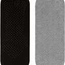 bony&katia Non-Slip Pilates Socks for Women, Grip Yoga Socks for Barre, Dance, Medium