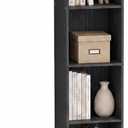 6 Cube Black Book Shelf, Tall Bookcase for Bedroom Home Office Living Room