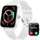 Smart Watches for Women Men [Make/Answer Calls/AI Voice/Female Health] Android Phones iPhone Compatible, 1.83Fitness Tracker Watch for Women Activity Trackers and SmartWatch, 120+ Sport Modes (White)