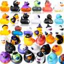 18pcs Halloween Rubber Ducks Party Favors - Duck Bath Toys Monster Duck Ghost Duck for Kids Toddles Trick or Treat Halloween Goodie Bag Filler Party Favors