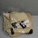 Front Car Seat Covers - Leather Seat Covers with Storage Pocket and Two Belt Pads, Anti-Slip Waterproof Universal Seat Covers for Cars Fit Cars Trucks SUV(Beige,2 Pack)