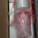 LED Modern Bathroom Light Fixtures Over Mirror, 4-Light Brushed Nickel Vanity Lights with 5 Color Modes, Dimmable Bathroom Vanity Light with Crystal Bubble Glass, 2700K-6500K Adjustable, ETL