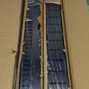 Overhead Bin Rack - Ceiling Mount Overhead Garage Storage Rack | Adjustable Width and Orientation | Heavy Duty Ceiling Bin Storage Rails | Fits Black & Yellow Storage Bins | USA Designed (4 Bins)