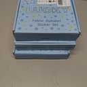 3 x 41 Pcs Cloth Patches Self Adhesive, Embroidered for DIY Clothing, Include 26 A-Z Chenille Letter Patches Stickers, 15 Rainbow Flower Lighting Stars Hearts on Patche for Hats,Backpacks,Bags,Jackets,cup