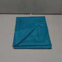 OVZME Turquoise Sheer Curtains 2 Panel Sets 84" Inch Length - Transparent Light Weight Soft Window Panels for Study Room/Living Room/Bedroom, Per Panel W42 X L84 inches, 1 Pair