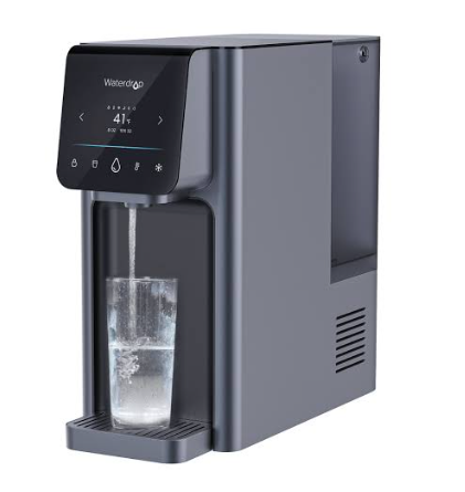 Waterdrop A2 Countertop Reverse Osmosis System, Hot and Cold RO System, Portable Pure Water Tank, Bottleless Water Cooler, 6 Temperature Settings, Hot Cold Room Water, 3:1 Pure to Drain