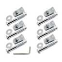 Truck Bed Mounting Hardware Kit Set of 6 Bolts, Washers, Captured Nuts Replacement for 1997-2014 Ford F-150 2006-2008 Lincoln Mark LT Replaces 924-313 W708605-S436 W709424-S901