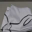 1 Pcs Mahjong Bags Protective Sleeve for Mahjong Racks and Pushers Blue and White Stripe Printed Tile Bag Accessory 20 Inch, Empty Mah Jong Bag Only (Trendy, Lake Blue)