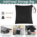 Infant Car Seat Travel Bag Fit Nuna Pipa All Model Car Seat and Base, Fit Doona Baby Stroller, Padded Car Seat Bags for Air Travel, Gate Check Bag with Side Pocket, 5 Protective Feet, Storage Bag 23.6 Inch
