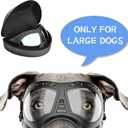 NVTED Dog Goggles Big Area Dog Sunglasses, Large Breed Windproof Snowproof Eye Protection Pet Glasses for Outdoor Driving Cycling (Large)