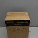 2 Pack 2.7 Gal Bathroom Trash Can with Lid, Automatic Trash Can Small Smart Garbage Can Touchless, Slim Motion Sensor Waterproof Plastic Trash Bins for Bedroom Office Kitchen Toilet Black