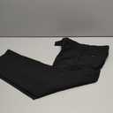 Calvin Klein Boys Flat-Front Bi-Stretch Dress Pant, Straight Leg Fit, Belt Loops & Front Pockets (Black) size 12